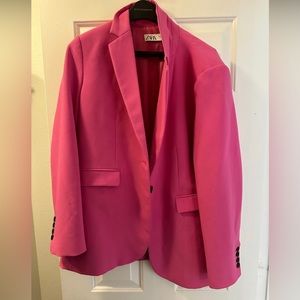 Adorable pink Zara blazer